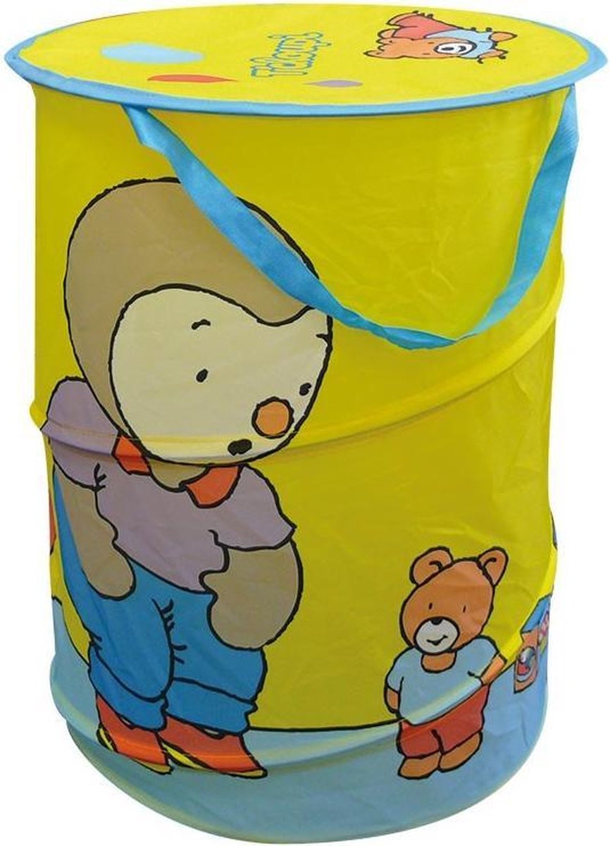 Jemini T'choupi Wasmand Pop-up Geel 38 X 50 Cm