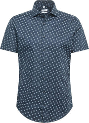 Seidensticker overhemd Donkerblauw-40 (M)