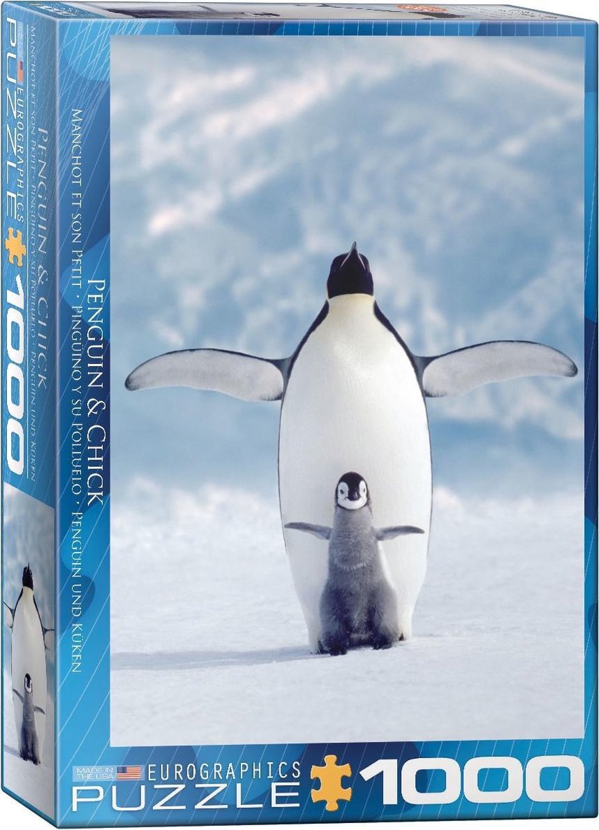 Eurographics puzzel Penguin & Chick - 1000 stukjes