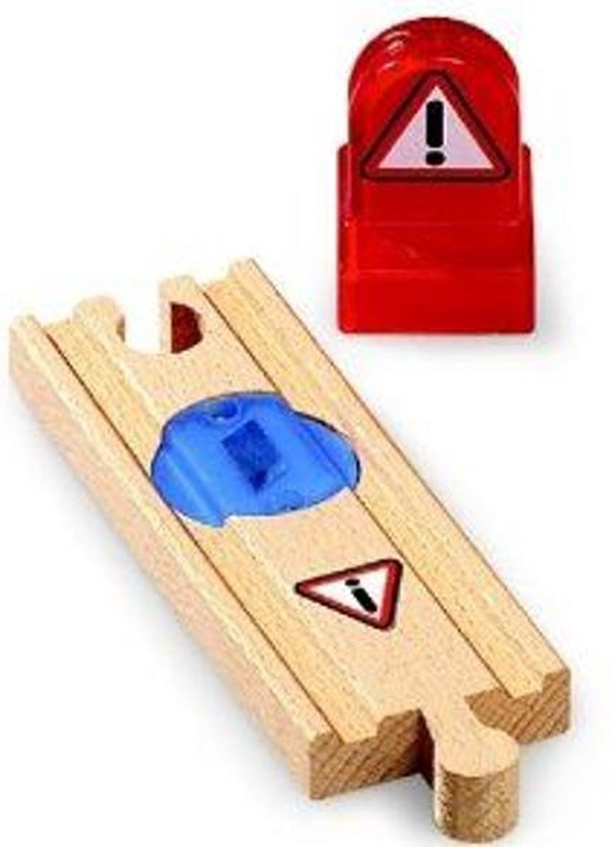 BRIO Treinset Treinbaan Smart track rail - Hout