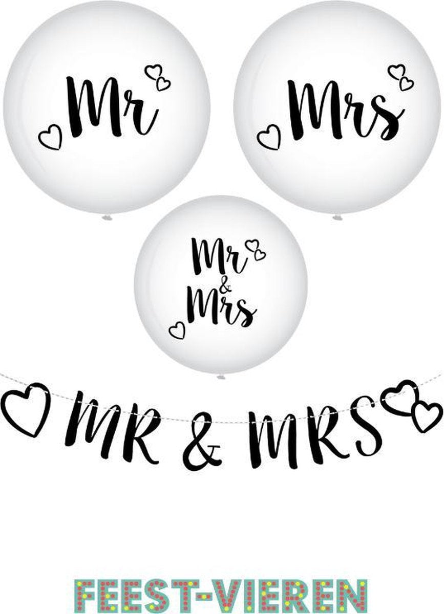 Mr & Mrs ballonen + Mr & Mrs slinger