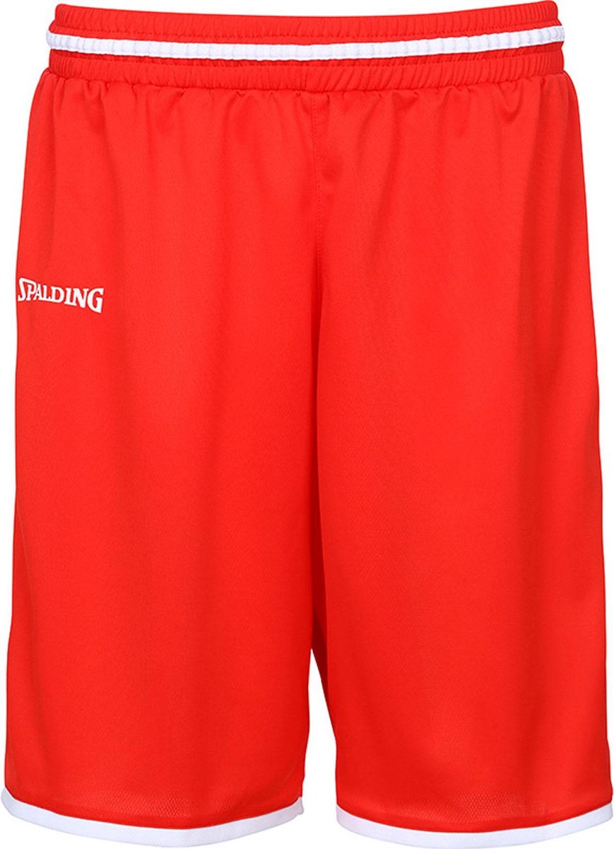 Spalding Move Shorts Heren - Rood / Wit - maat L