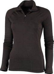 Rough [W] Zip-neck XXL Black