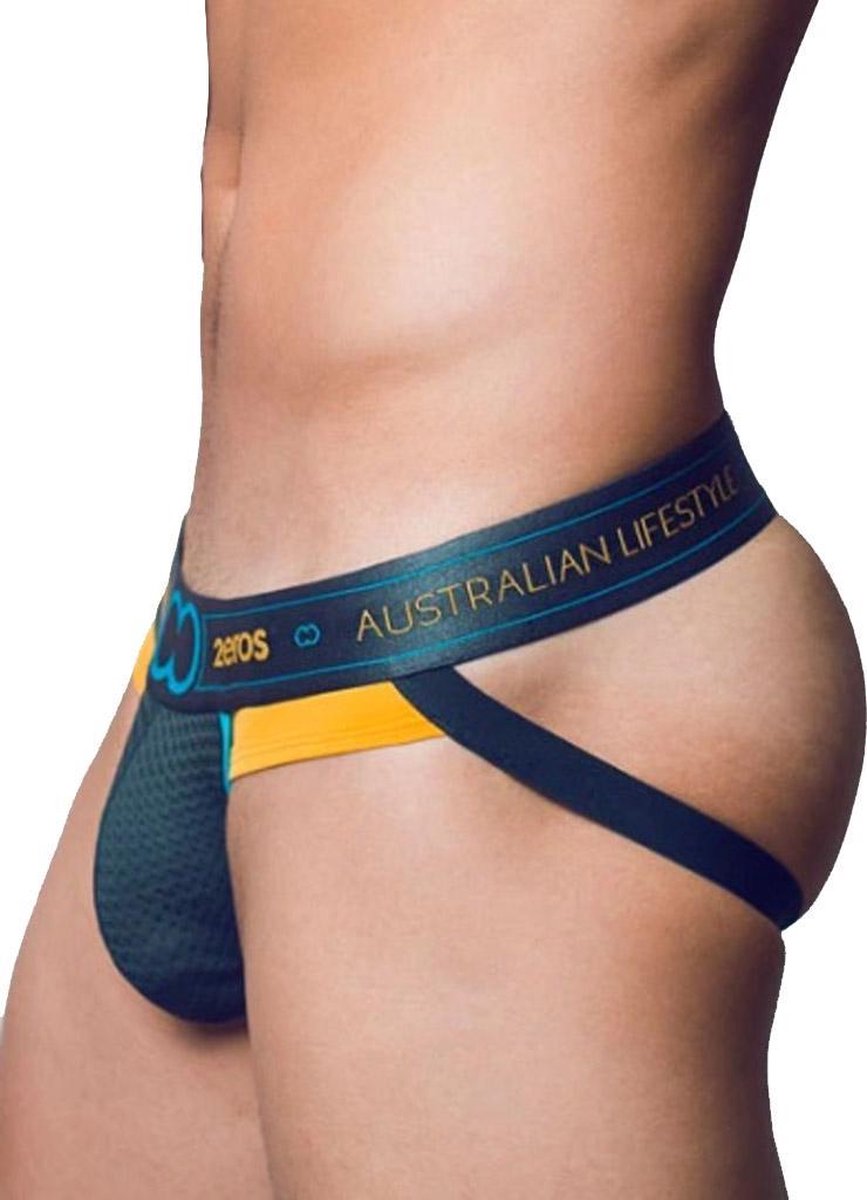 2EROS Aktiv NRG Jockstrap Radient Blauw - MAAT XL - Heren Ondergoed - Jockstrap Heren - Heren Jock