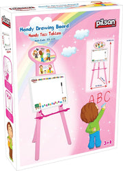 Pilsan-Magnetisch-Whitebord-Wielen-Verstelbaar-2+ Jaar- 46x52x96cm-tekenbord