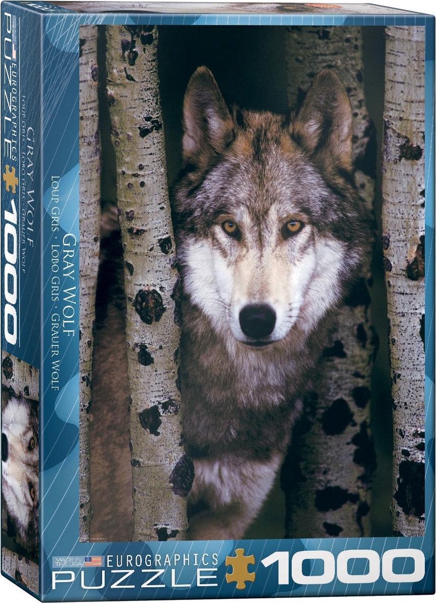 Eurographics puzzel Gray Wolf - 1000 stukjes