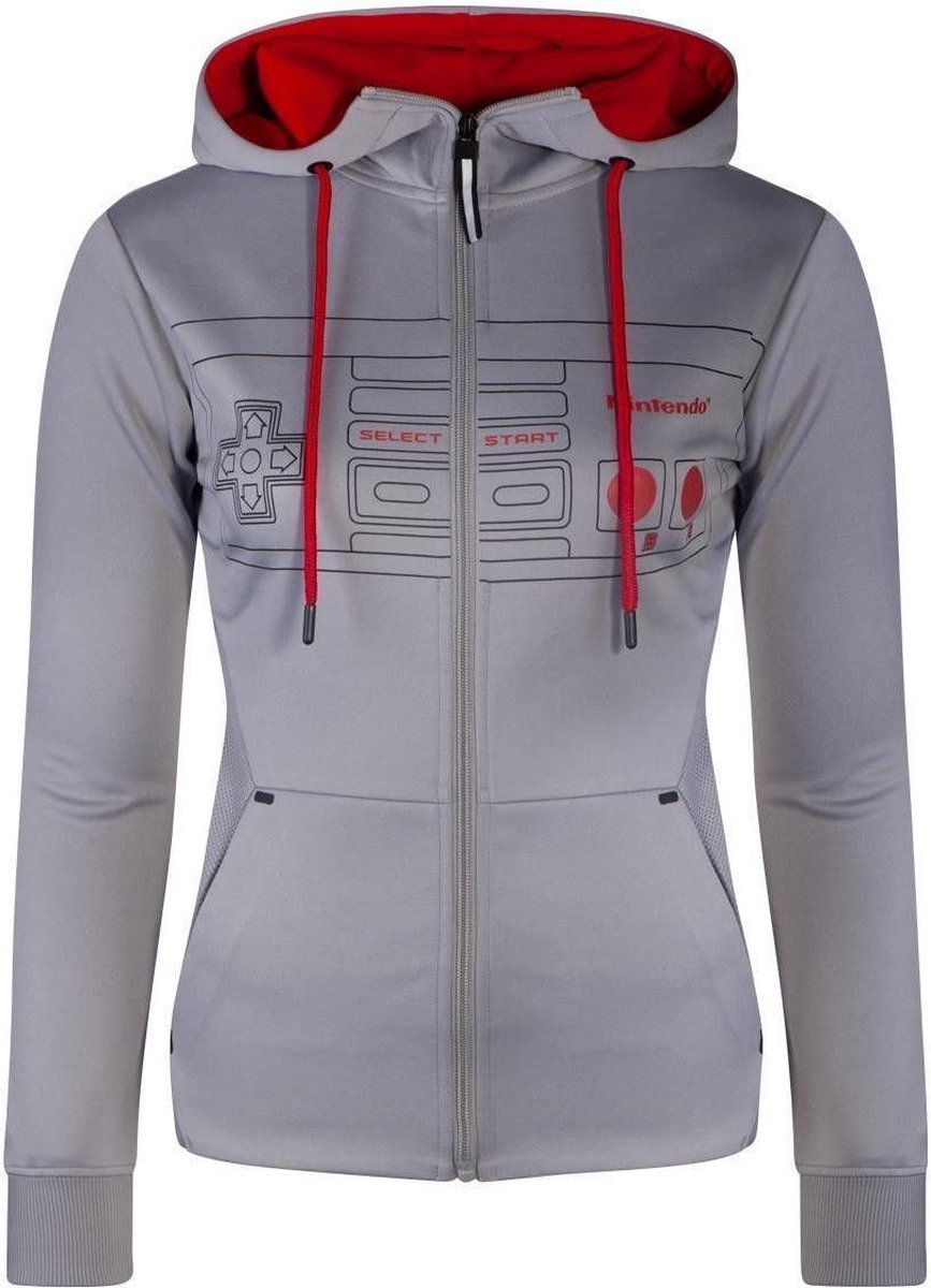 Nintendo Nintendo Vest met capuchon -L- Controller Grijs