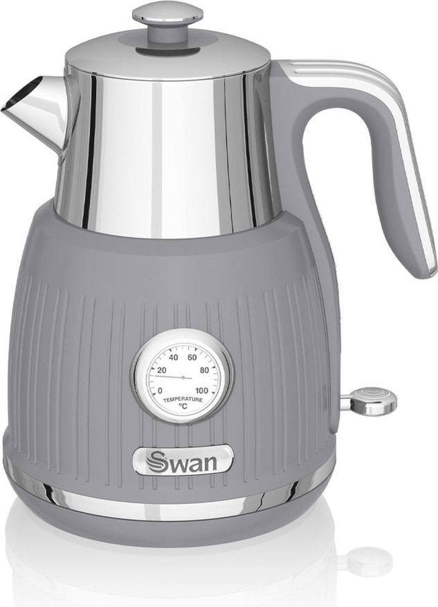 Swan Waterkoker - 1.5 Liter - Grijs