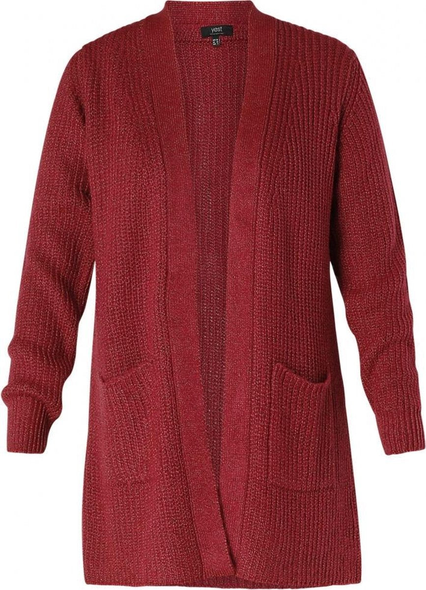 YESTA Daanisj Vest - Fresh Wine Red - maat 4(54/56)