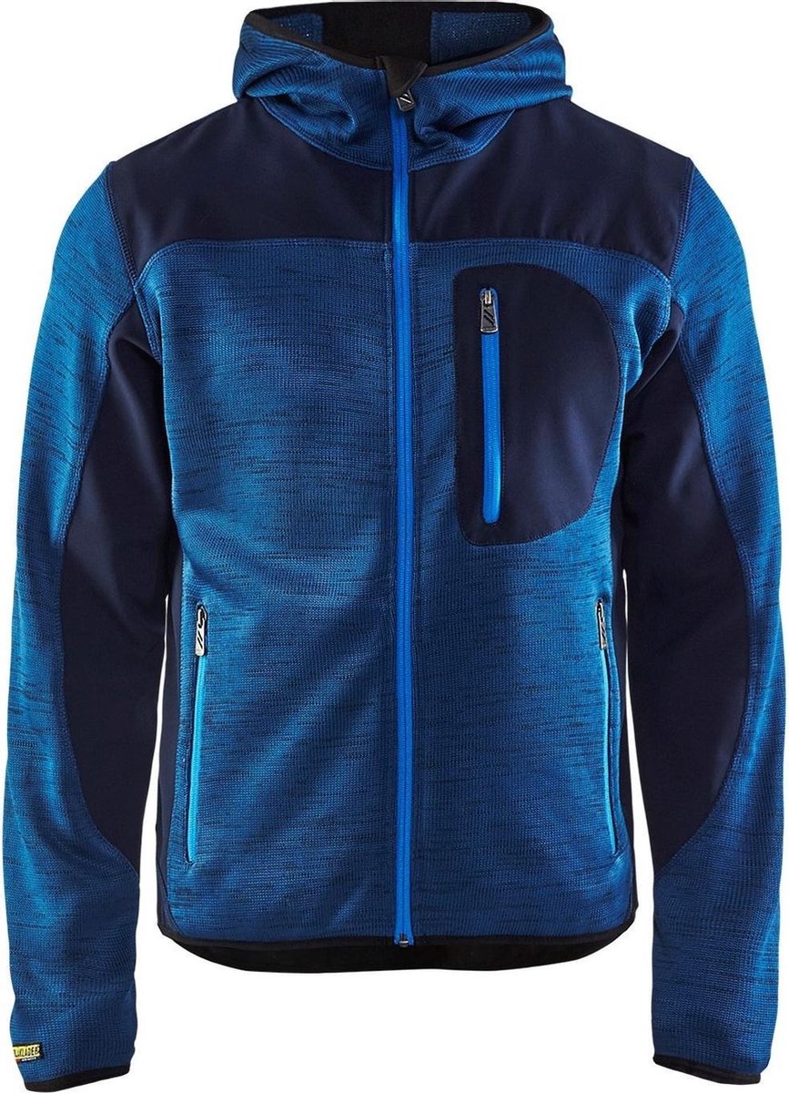 Blaklader Gebreid vest met softshell 4930-2117 - Mannen - Navy - S