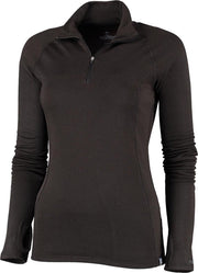 Nomad Rough Thermoshirt met rits - Dames - L - Black