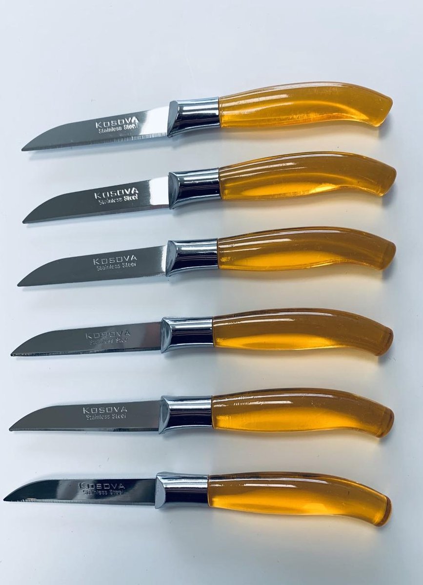 Kosova Schilmes RVS - Super Scherp - Set van 6