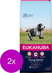 Eukanuba Caring Senior Medium Breed Kip - Hondenvoer - 2 x 12 kg