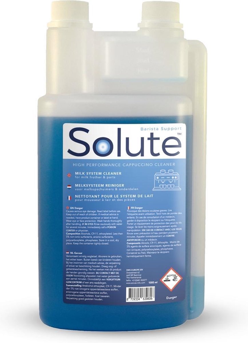 Solute 9606 melksysteemreiniger voor koffiemachine