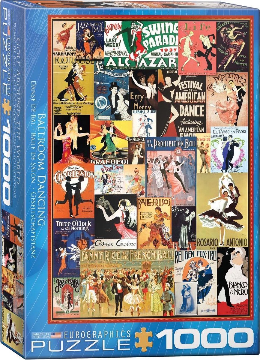 Eurographics puzzel Ballroom Dancing - 1000 stukjes