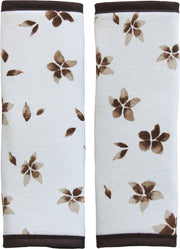Gordelbeschermer - Gordelhoes - Set 2 stuks - Flower Bruin