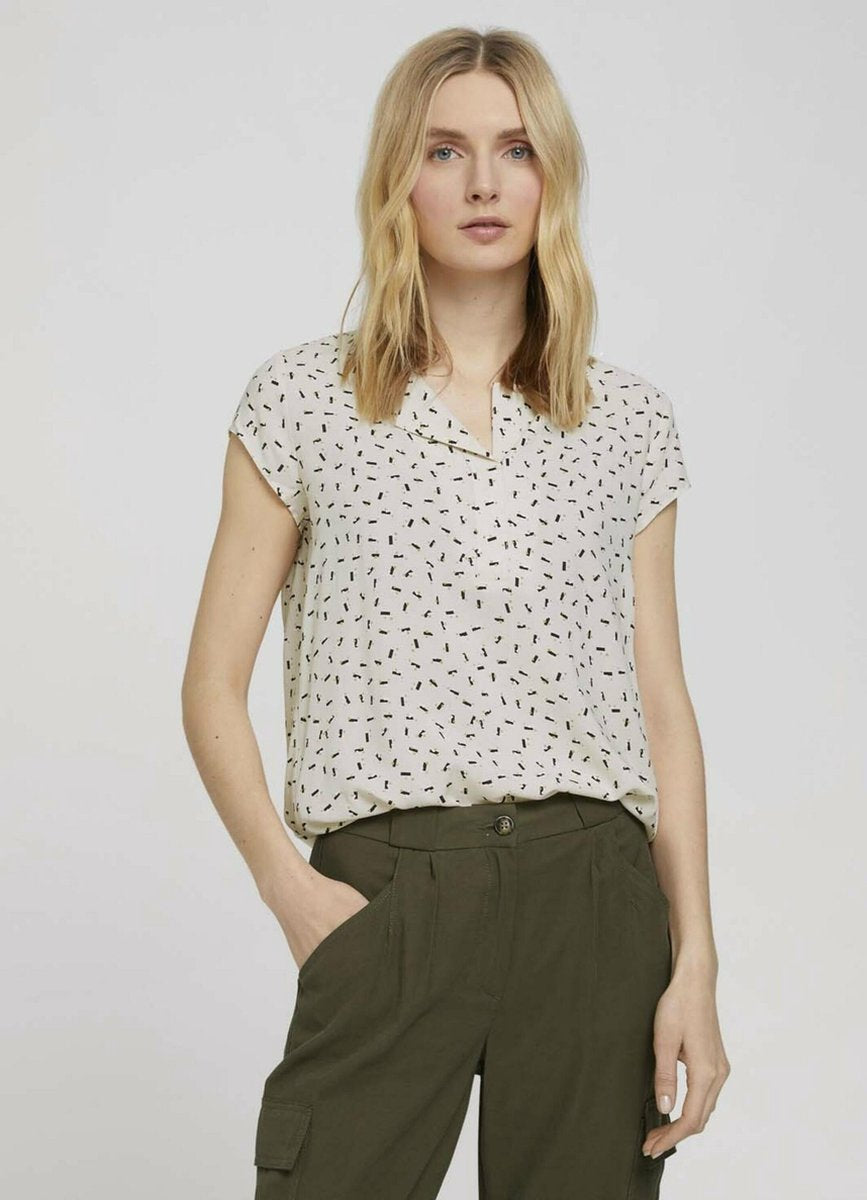 Tom Tailor blouse Zwart-38 (S)