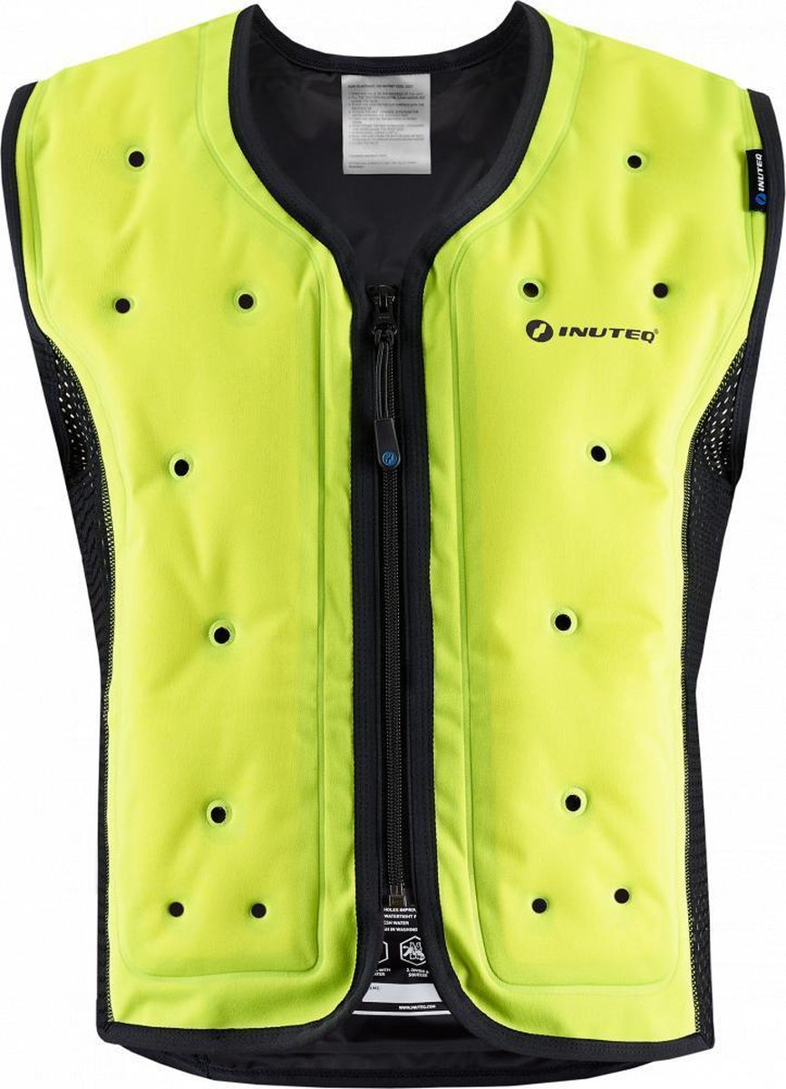 Inuteq BodyCool Smart DRY Cooling Vest - Maat: M - Kleur: Geel