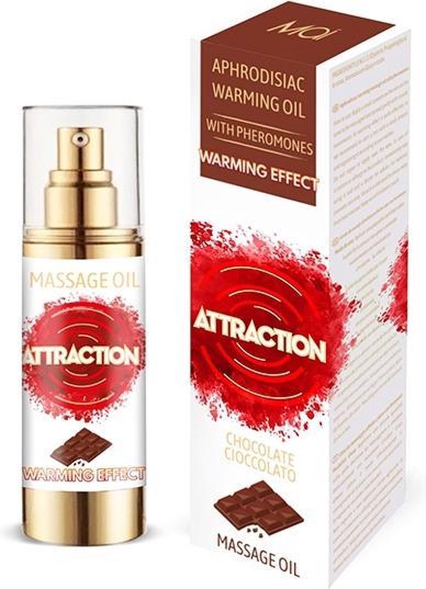 Mai feromonen massageolie verwarmend chocolade 30 ml - 30ml