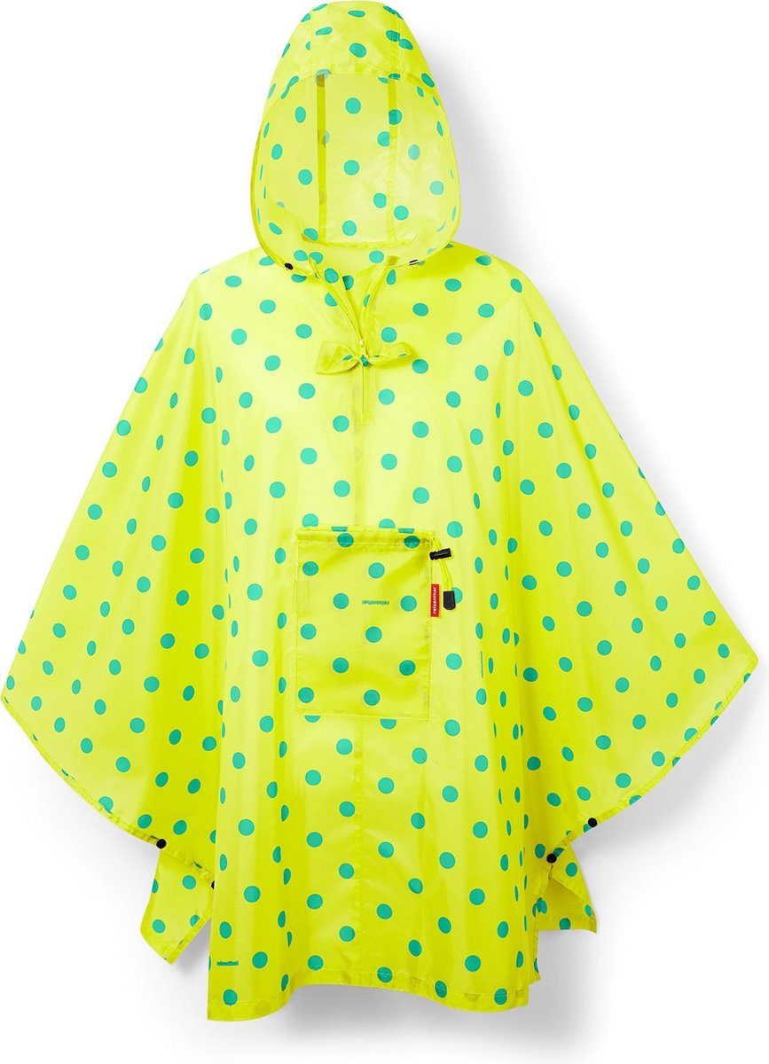 Reisenthel Mini Maxi Poncho RegenPoncho - Opvouwbaar - Lemon Dots GeelGeel