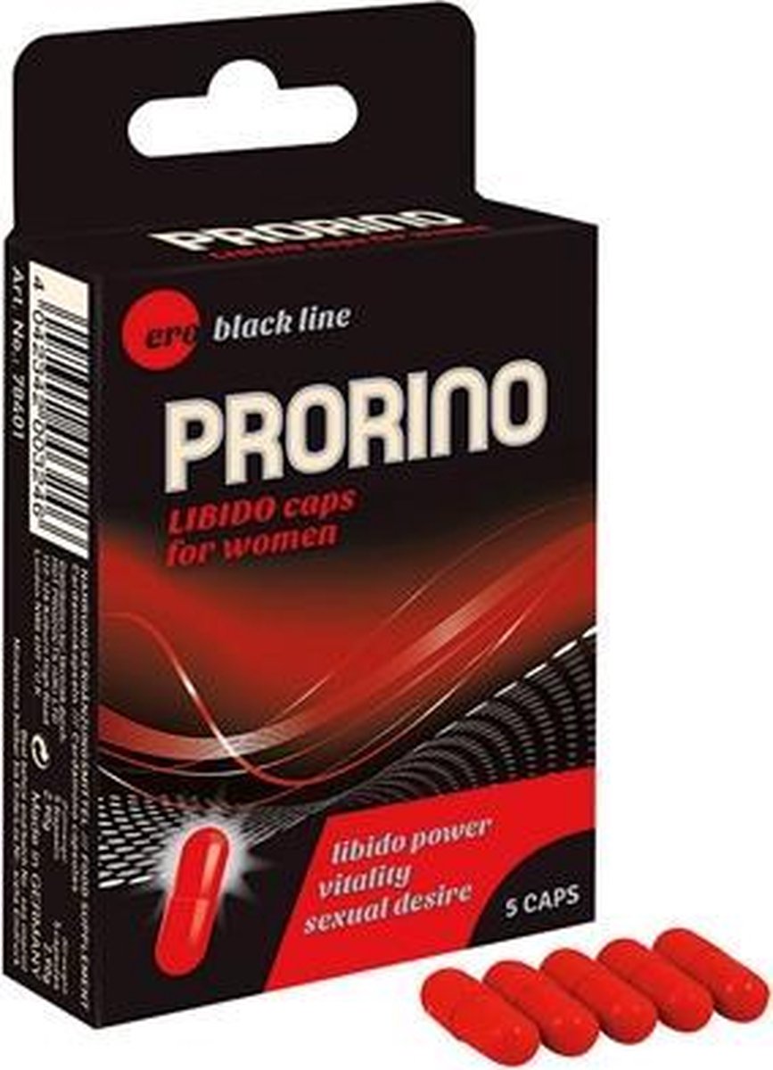 Hot Ero Prorino Libido Women - 5 stuks - Stimulerend Middel