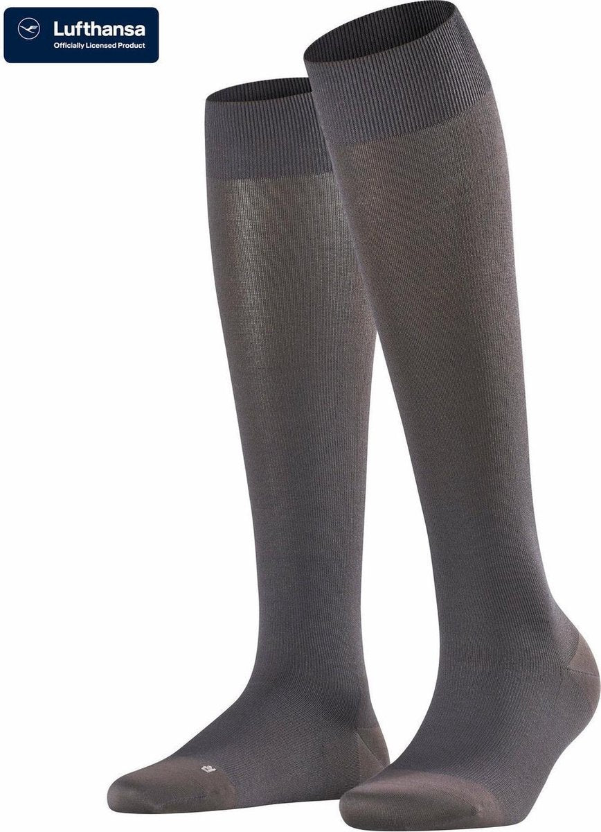 FALKE Energizer Strong Steunkniekous Dames 46666 - Grijs 3599 anthracite Dames - 37-38 W2