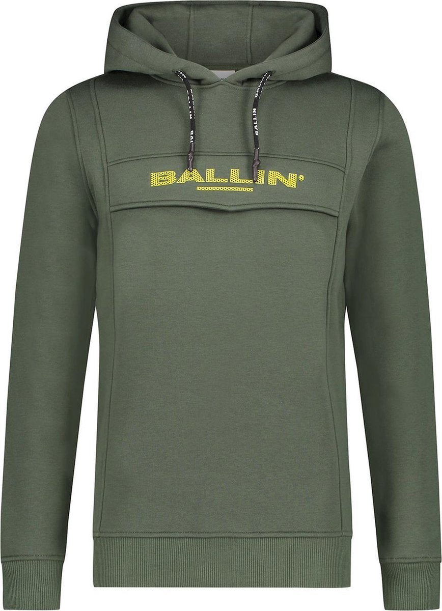 Anorak With Logo Structured Chestprint 21039302 Dark Army 11