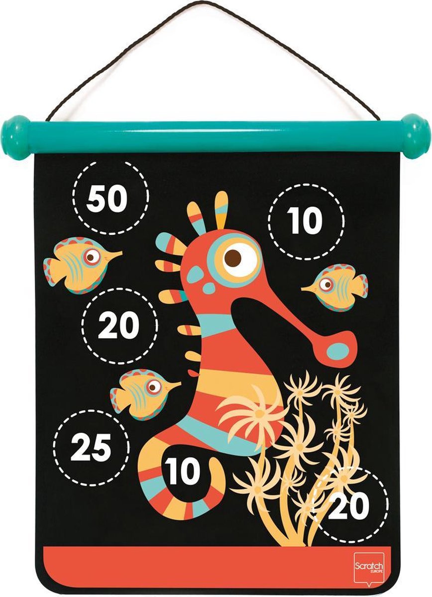 Scratch Magnetisch Dartspel 40 X 31 Cm Oceaan