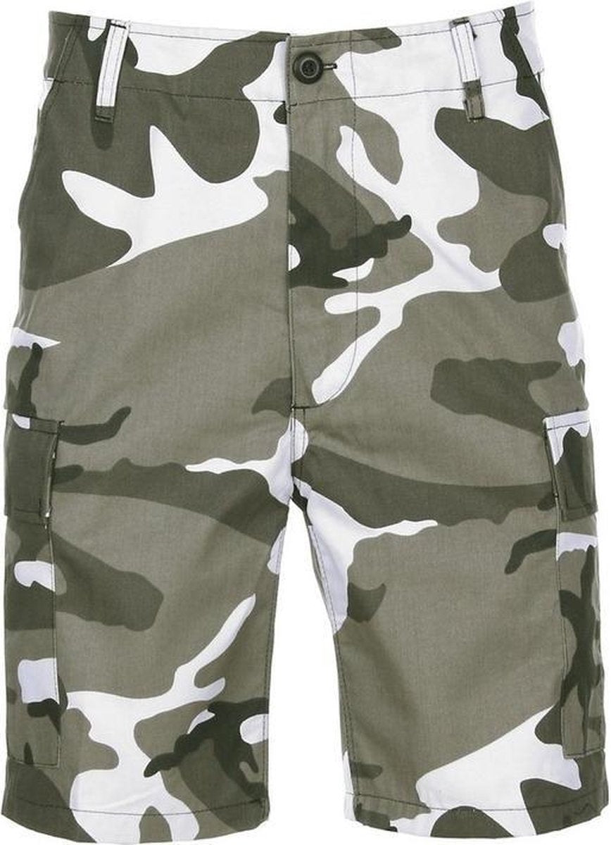 Shorts in urban camouflage print M