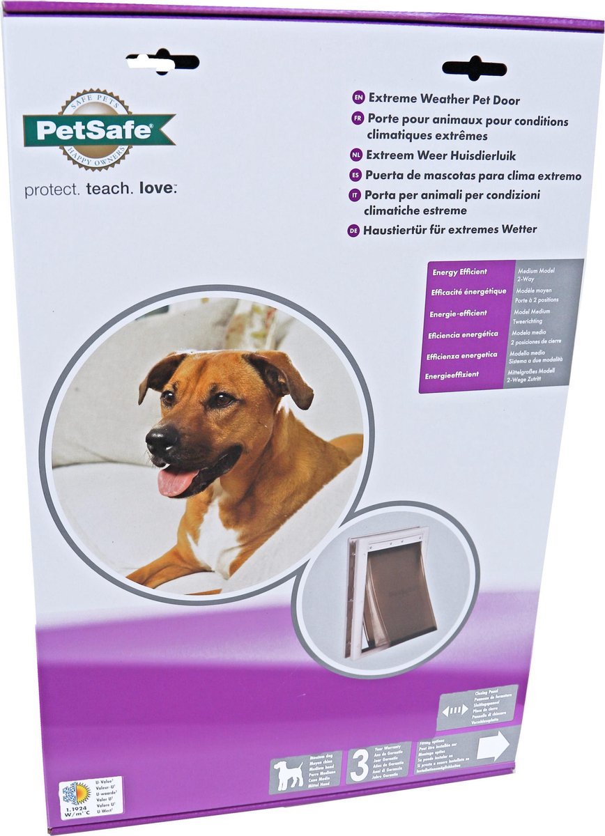 Petsafe - Huisdierendeur Extreme Weather - Hondenluik - Maat: Medium