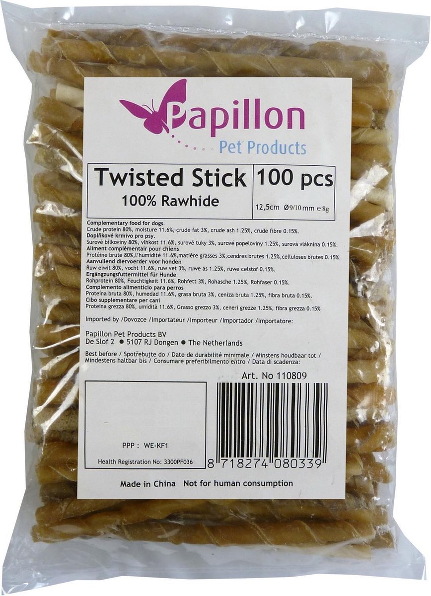 KAUWARTIKELEN Rollsticks 5 9-10 mm.