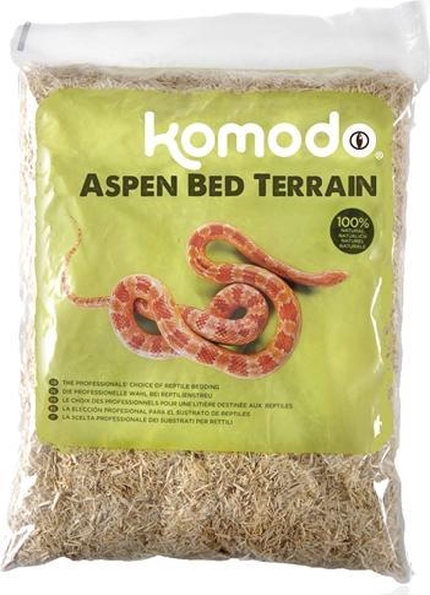 Komodo aspen bodembedekking - 12 ltr - 1 stuks