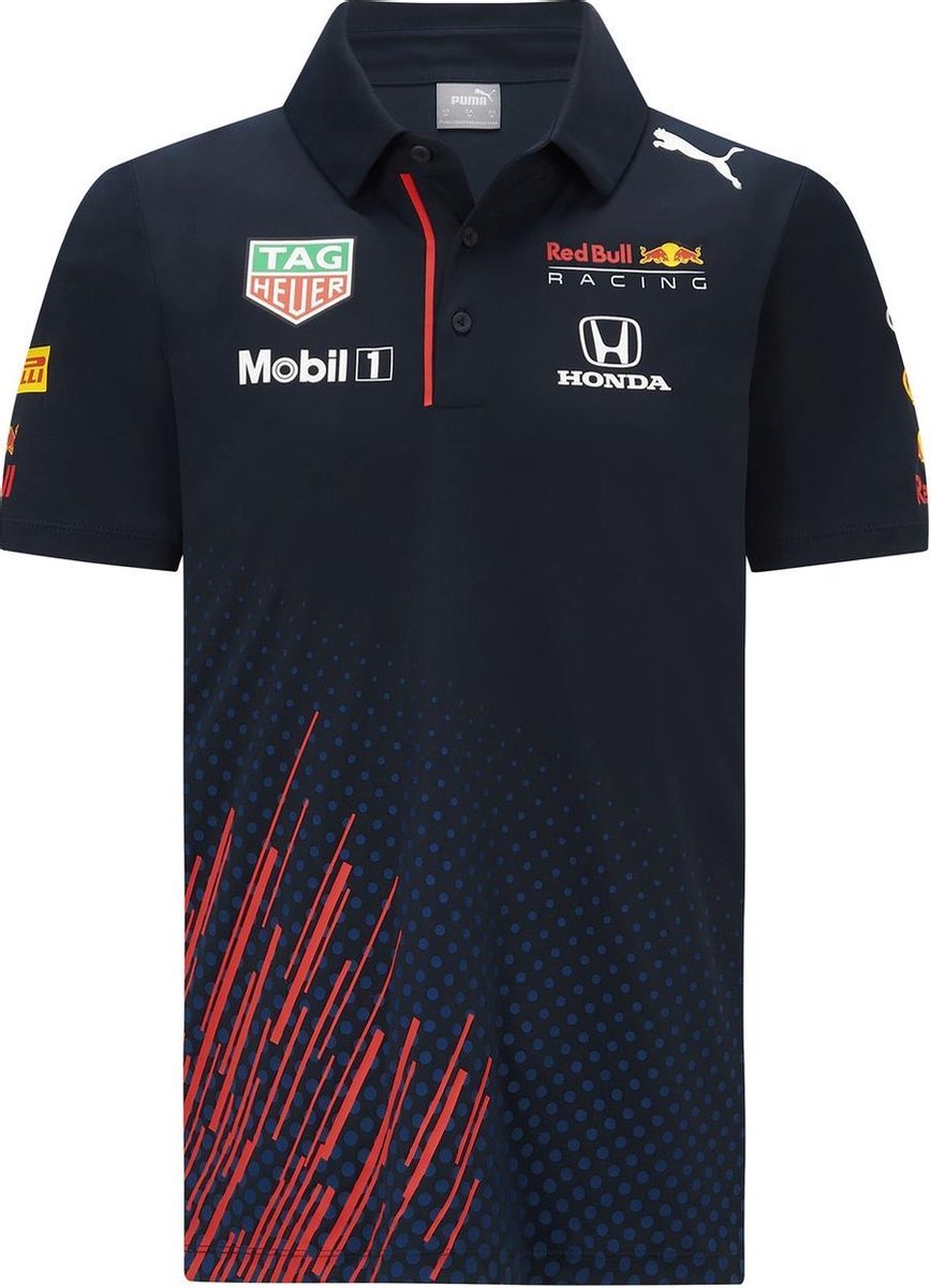 Red Bull Racing Kids Team Polo 164 navy
