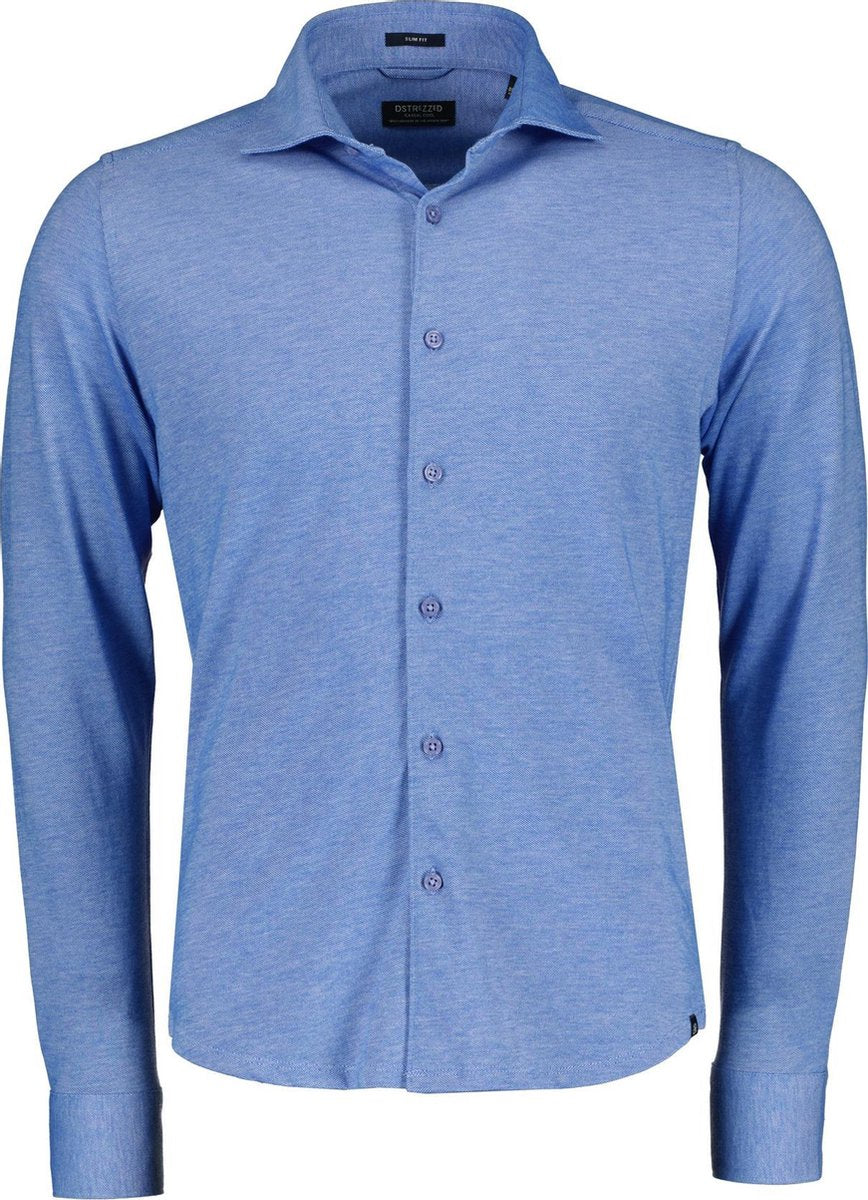 Dstrezzed Overhemd - Slim Fit - Blauw - L