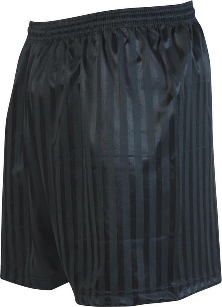 Precision Training Voetbalbroekje Precision Striped Junior Polyester Zwart Mt S