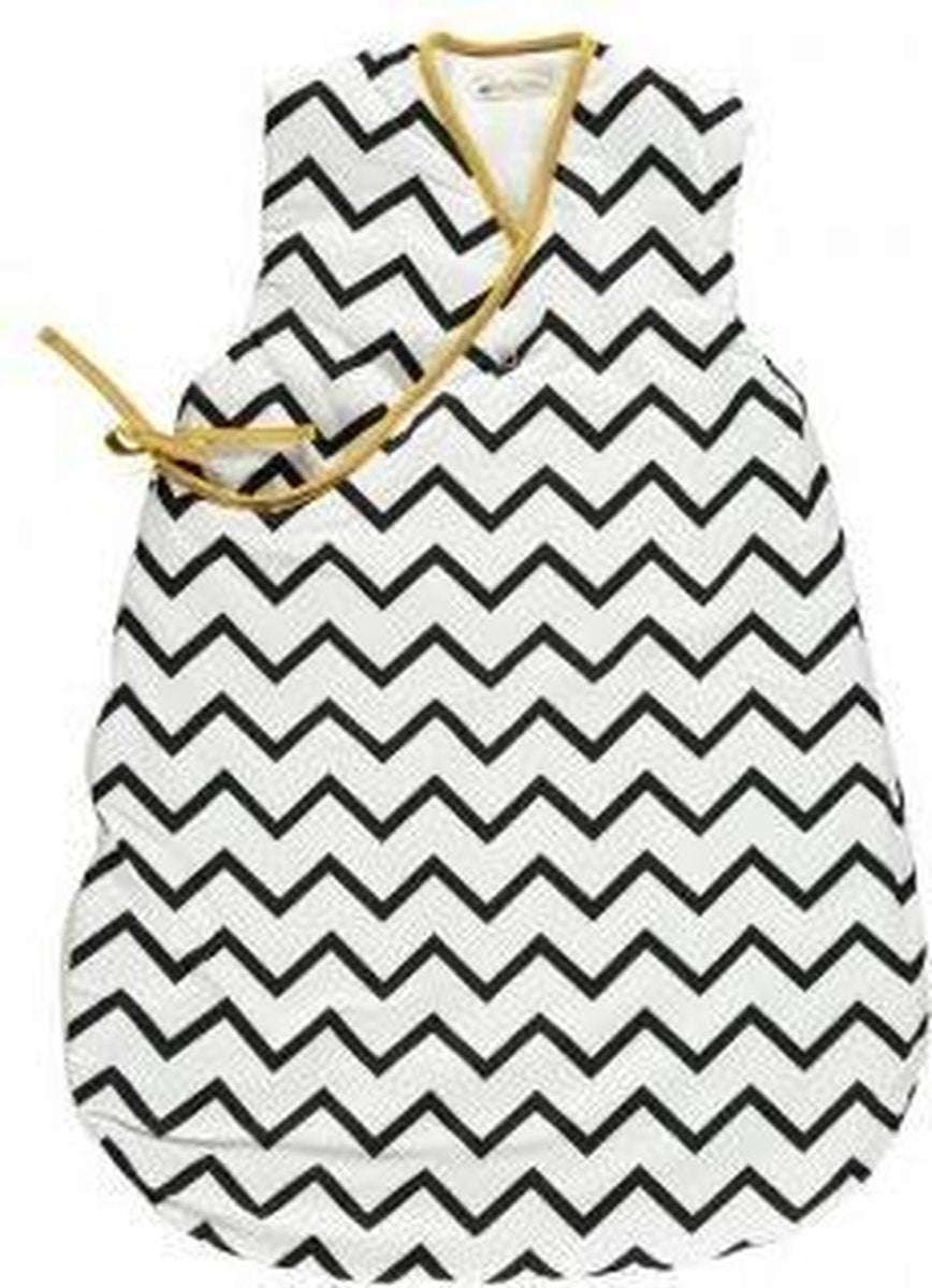 Nobodinoz Slaapzak "ZigZag Black" S (0-6 maand)