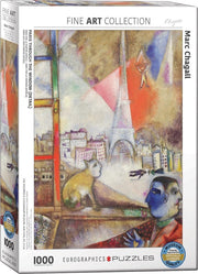 Eurographics puzzel Paris Through the Window - 1000 stukjes