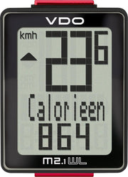 VDO M 2.1 WL Fietscomputer - Draadloos - Analoog - Zwart