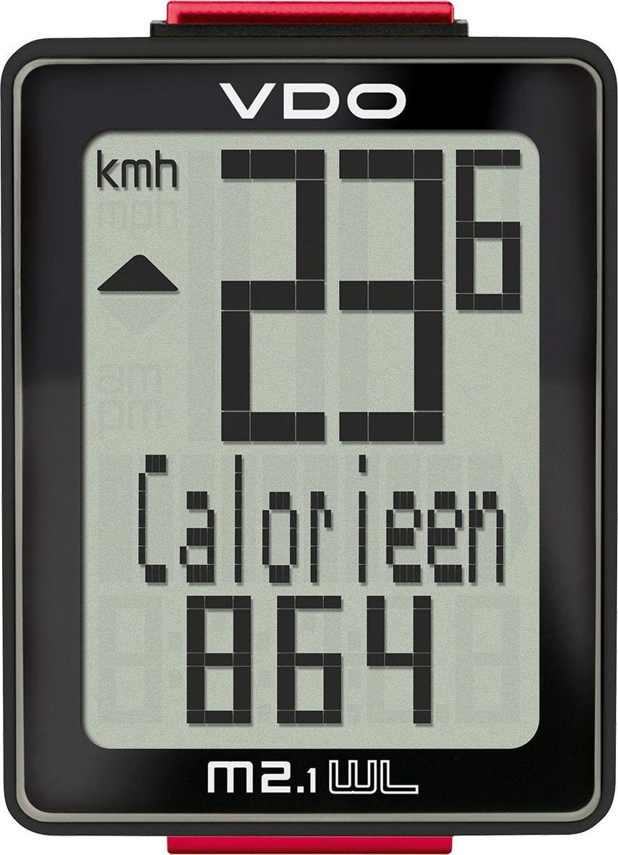 VDO M 2.1 WL Fietscomputer - Draadloos - Analoog - Zwart