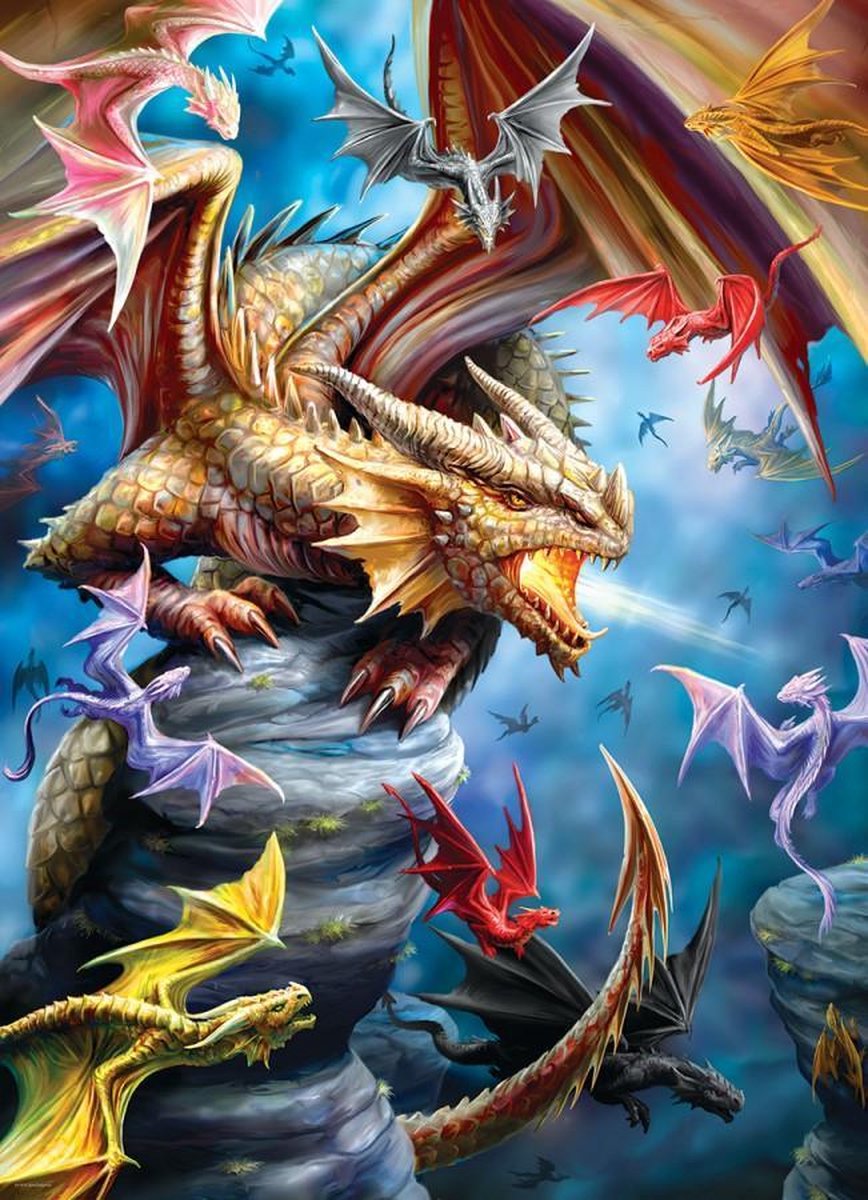 Puzzel 1000 stukjes-Anne Stokes-Dragon