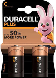 Duracell - Plus alkaline C-batterijen