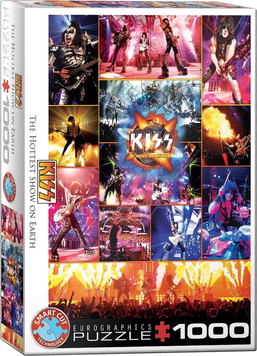 Puzzel 1000 stukjes-KISS The hottest show on earth
