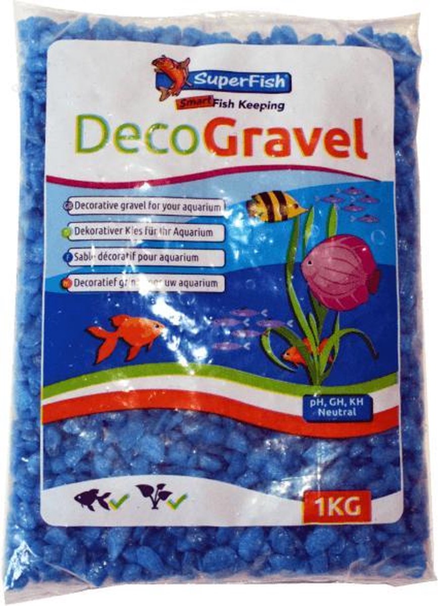 Superfish deco grind neon blauw 1 kg