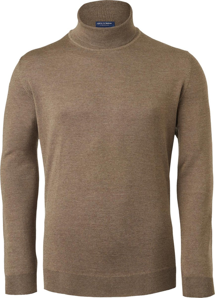 OLYMP modern fit coltrui wol - camel bruin -  Maat: M