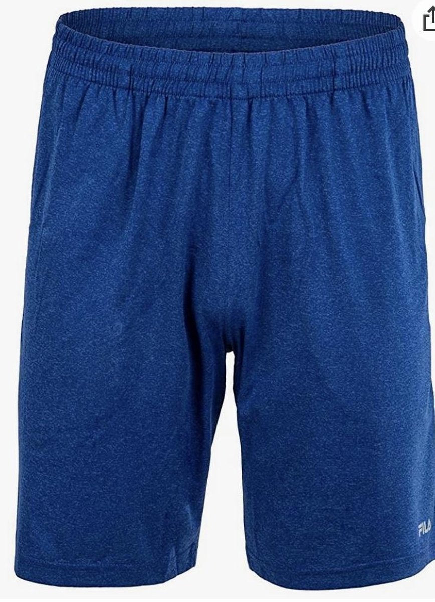 FILA Men's Performance Heather SHORT BLUE