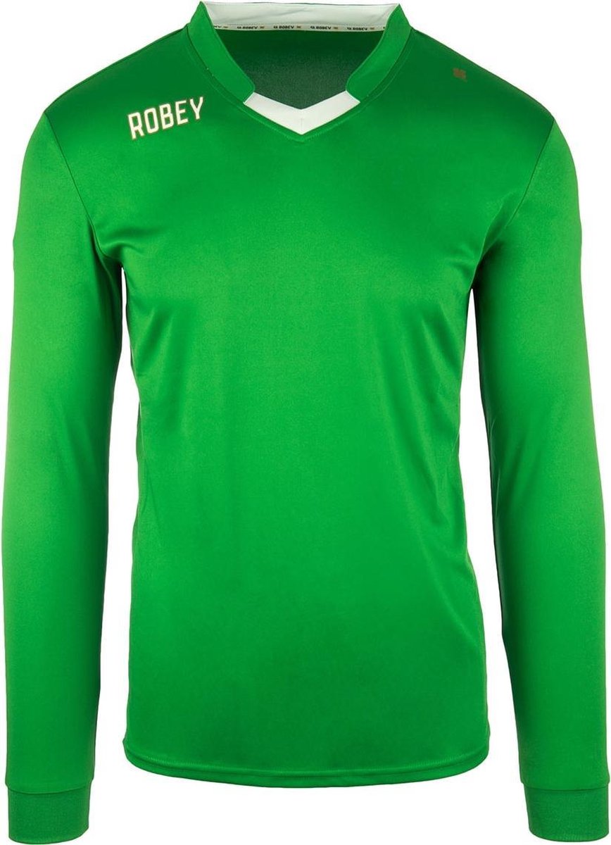 Robey Hattrick LS Shirt voetbalshirt lange mouwen (maat M) - Green