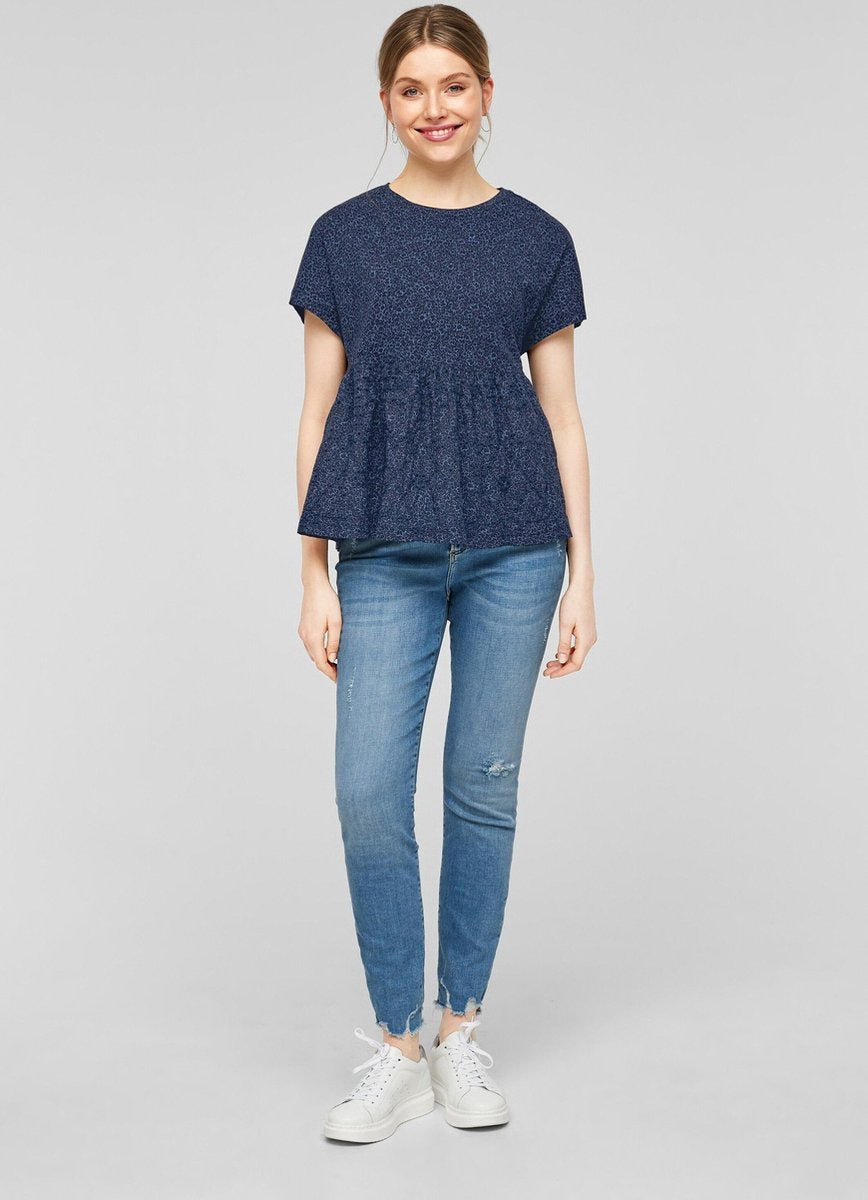 S.oliver shirt Navy-40 (S-M)