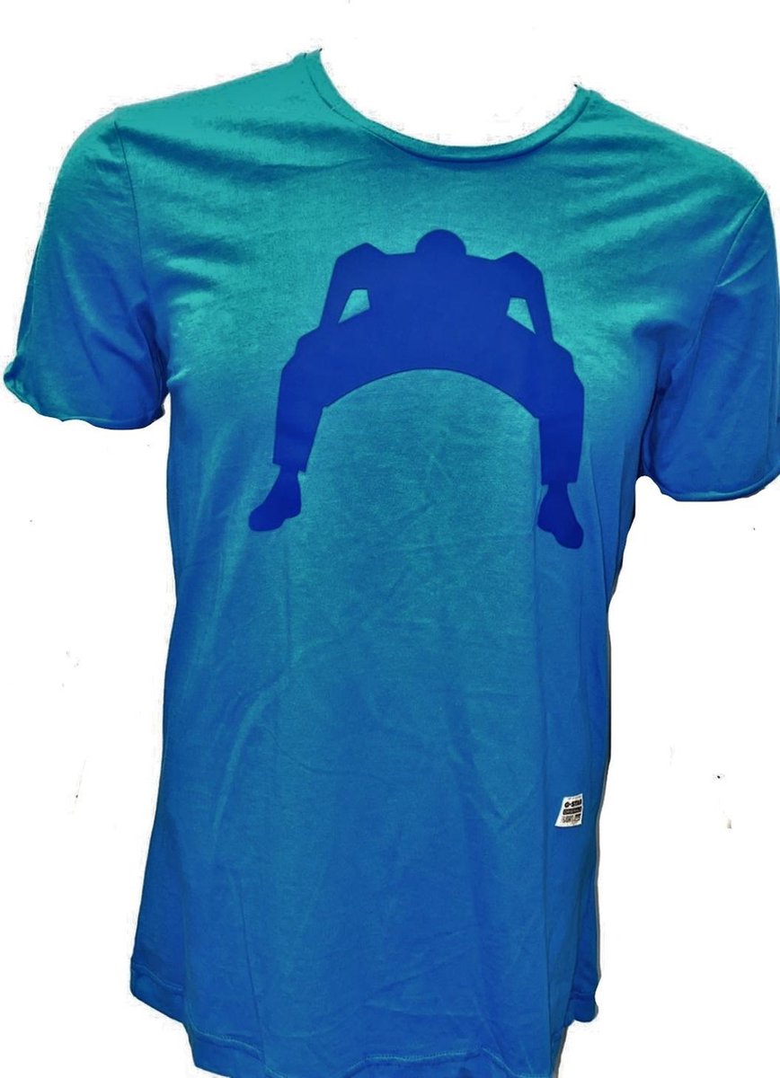 G-Star Raw Tshirt - Blauw - Maat S