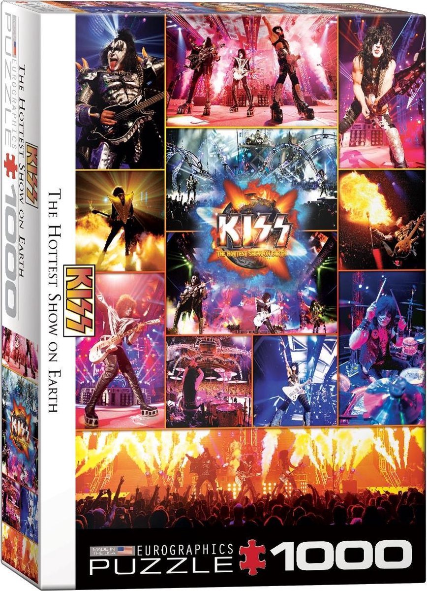 Eurographics puzzel KISS The Hottest Show on Earth - 1000 stukjes