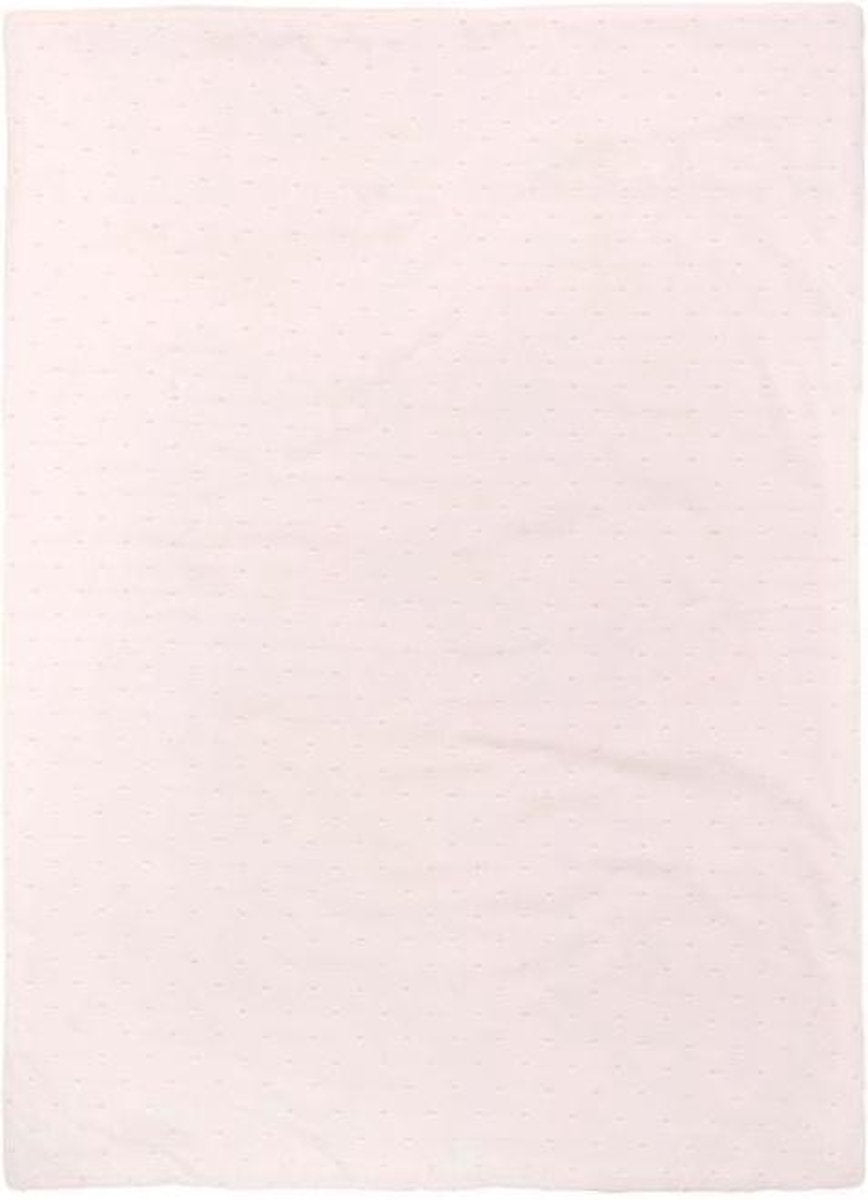 NATTOU - Pure rose katoenen deken 75x100cm